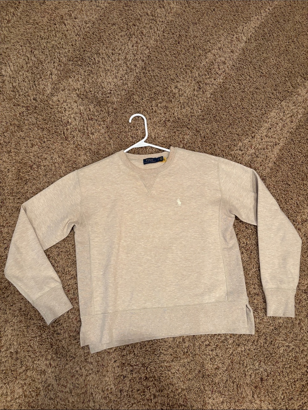 Polo by Ralph Lauren Crewneck Sweatshirt in Beige